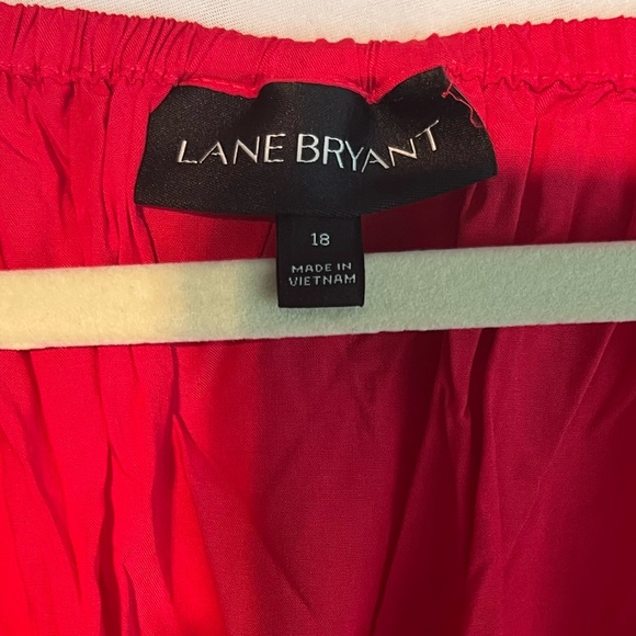 Lane Bryant Blouse Red size 18 - Picture 3 of 10